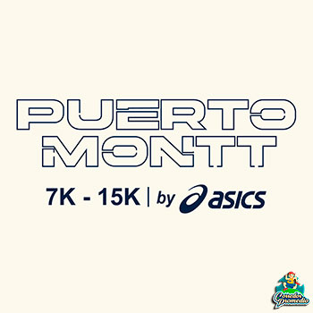 Logo de Puerto Montt 15K by ASICS